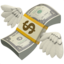 money with wings on Apple