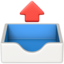 outbox tray on Apple