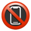 no mobile phones on Apple