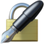 locked with pen on Apple