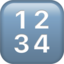input numbers on Apple
