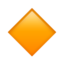 small orange diamond on Apple