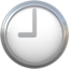 nine o’clock on Apple