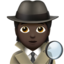 detective: dark skin tone on Apple