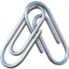 linked paperclips on Apple