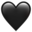 black heart on Apple