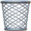 wastebasket on Apple