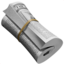 rolled-up newspaper on Apple