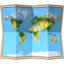 world map on Apple