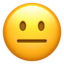 neutral face on Apple