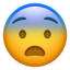 fearful face on Apple