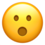 face with open mouth on Apple