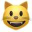 grinning cat on Apple