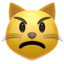 pouting cat on Apple
