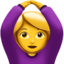 woman gesturing OK on Apple