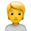 person frowning on Apple