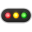 horizontal traffic light on Apple