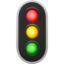vertical traffic light on Apple
