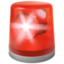 police car light on Apple