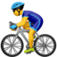 man biking on Apple