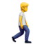 person walking facing right on Apple