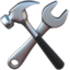 hammer and wrench on Apple