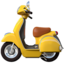 motor scooter on Apple