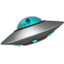 flying saucer on Apple