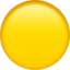 yellow circle on Apple