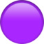 purple circle on Apple