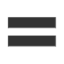 heavy equals sign on Apple