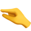 pinching hand on Apple