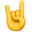 sign of the horns on Apple