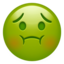 nauseated face on Apple