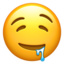 drooling face on Apple