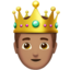 prince: medium skin tone on Apple