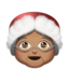 Mrs. Claus: medium skin tone on Apple