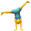 man cartwheeling on Apple