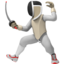 person fencing on Apple