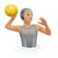 person playing water polo: medium-light skin tone on Apple