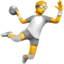 person playing handball on Apple