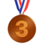 3rd place medal on Apple