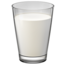 glass of milk on Apple