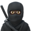 ninja: dark skin tone on Apple