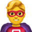 man superhero on Apple