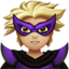 supervillain: medium-light skin tone on Apple