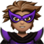 supervillain: medium skin tone on Apple