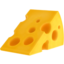 cheese wedge on Apple