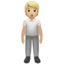 person standing: medium-light skin tone on Apple