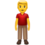 man standing on Apple